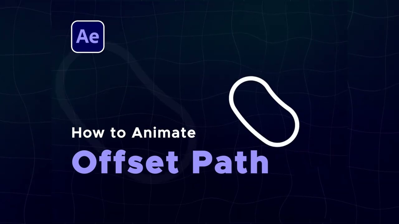 Motion graphics Tutorial for beginners |  Offset Path Animation | After Effects Tutorial | In 5 Mins
