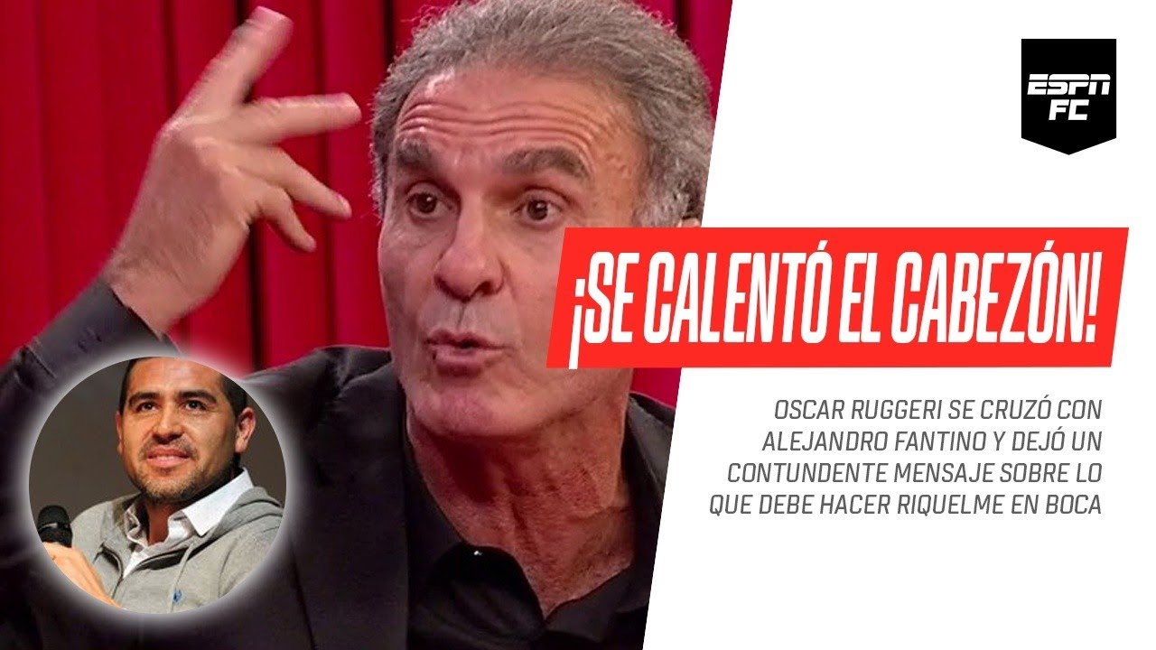 ¡EXPLOTÓ #RUGGERI! El Cabezón se cruzó con #Fantino y dio cátedra sobre lo que debe hacer #Riquelme