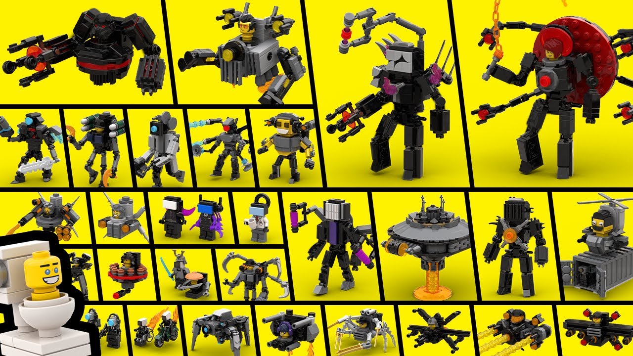 LEGO skibidi toilet 77 (full episode + extra scenes)