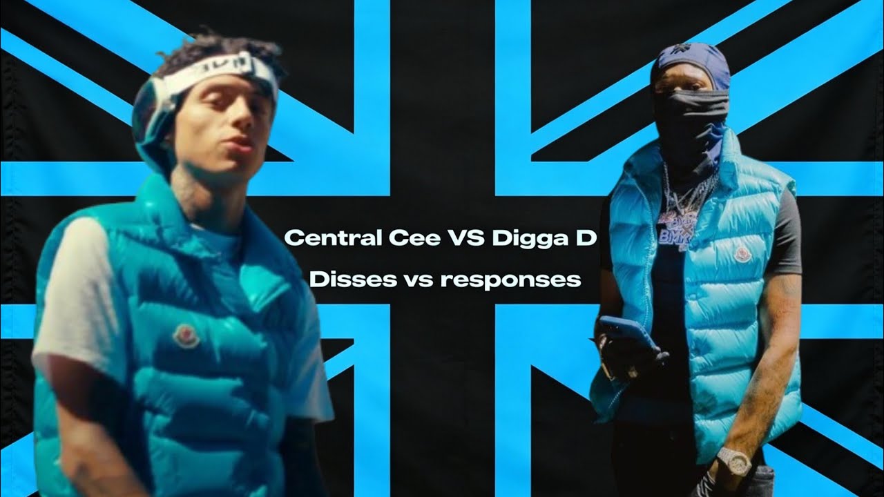 Central Cee vs Digga D disses vs responses#centralcee #rap #diss #disstrack #drill #diggad #cgm 