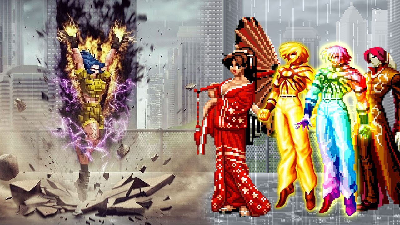 [Mugen KOF] Leona Ys Vs Phoenix TEam