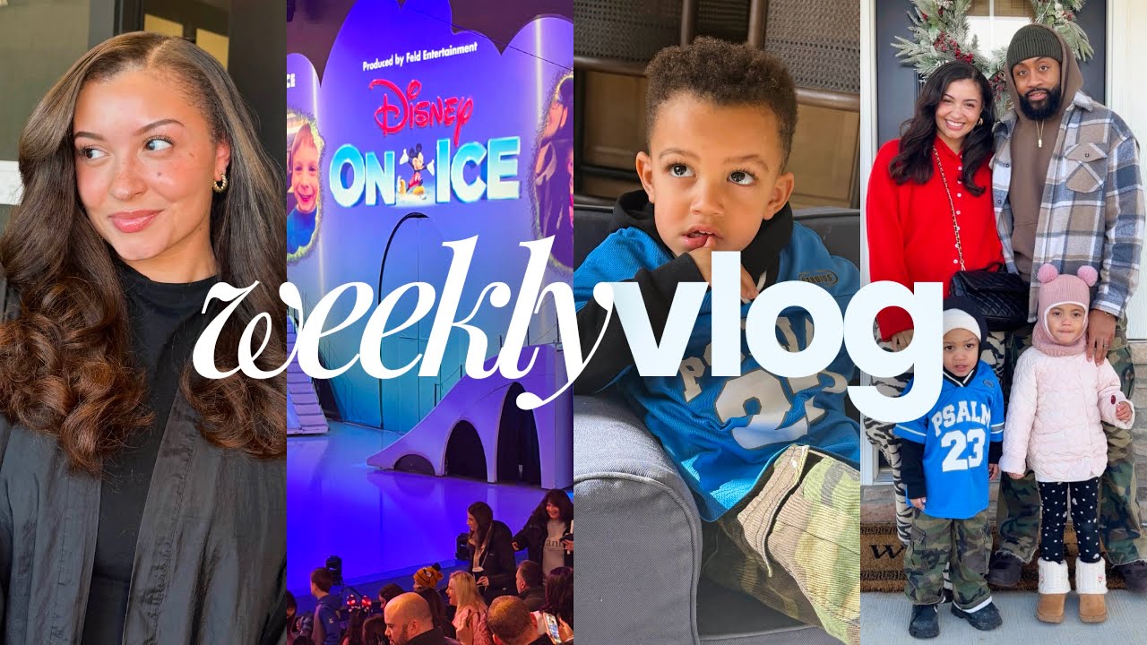 WEEKLY VLOG| Girl Go To CHURCH + Disney On Ice + New Hair Who Dis?! + Back In Therapy & More! 