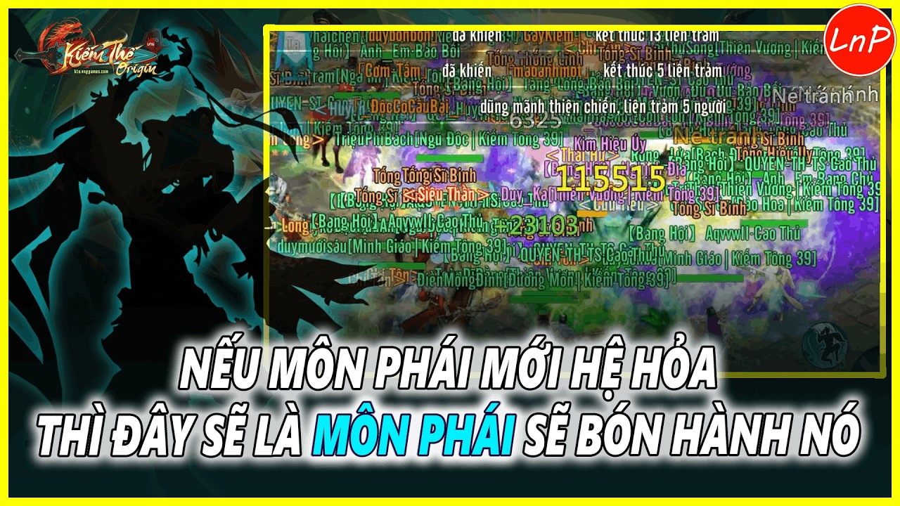 KIẾM THẾ ORIGIN - NẾU MÔN PHÁI MỚI HỆ HỎA THÌ ĐÂY SẼ LÀ MÔN PHÁI SẼ BÓN HÀNH NÓ TRONG GAME KIẾM THẾ