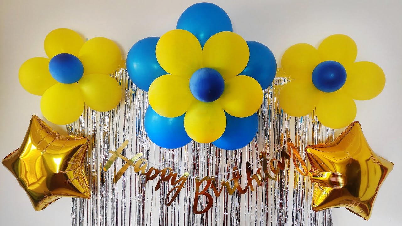 Quick and easy Birthday decoration ideas at home ll simple birthday decoration at home in lockdown.
