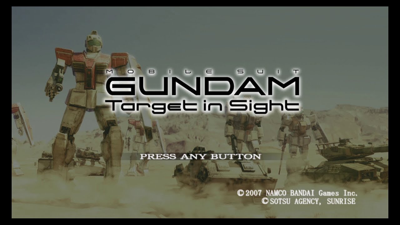 Mobile Suit Gundam: Target in Sight — [ Playstation 3 ] — Intro & Gameplay