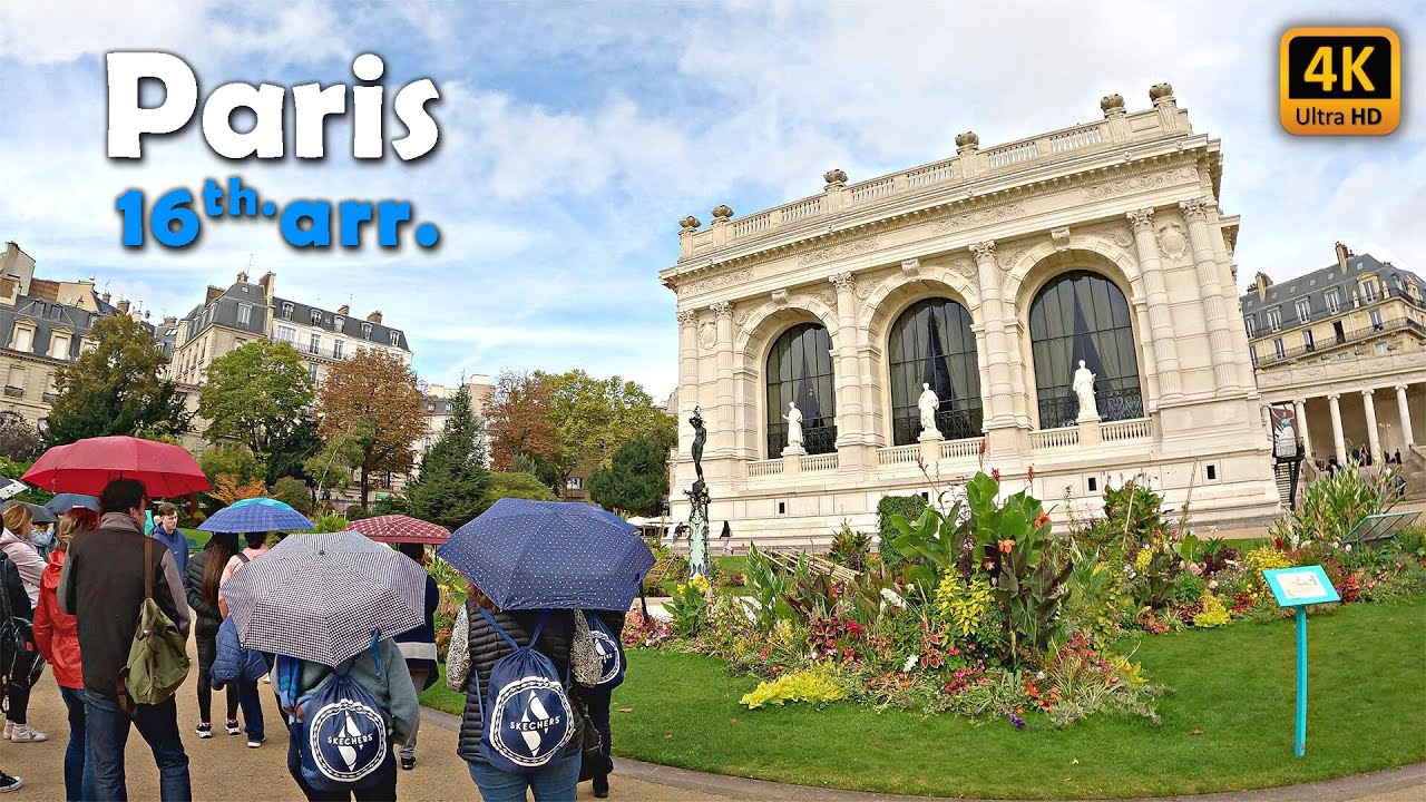 🇫🇷 📹 [4K] Paris Amazing Walking Tour - 16th arr. | One of the richest districts. France