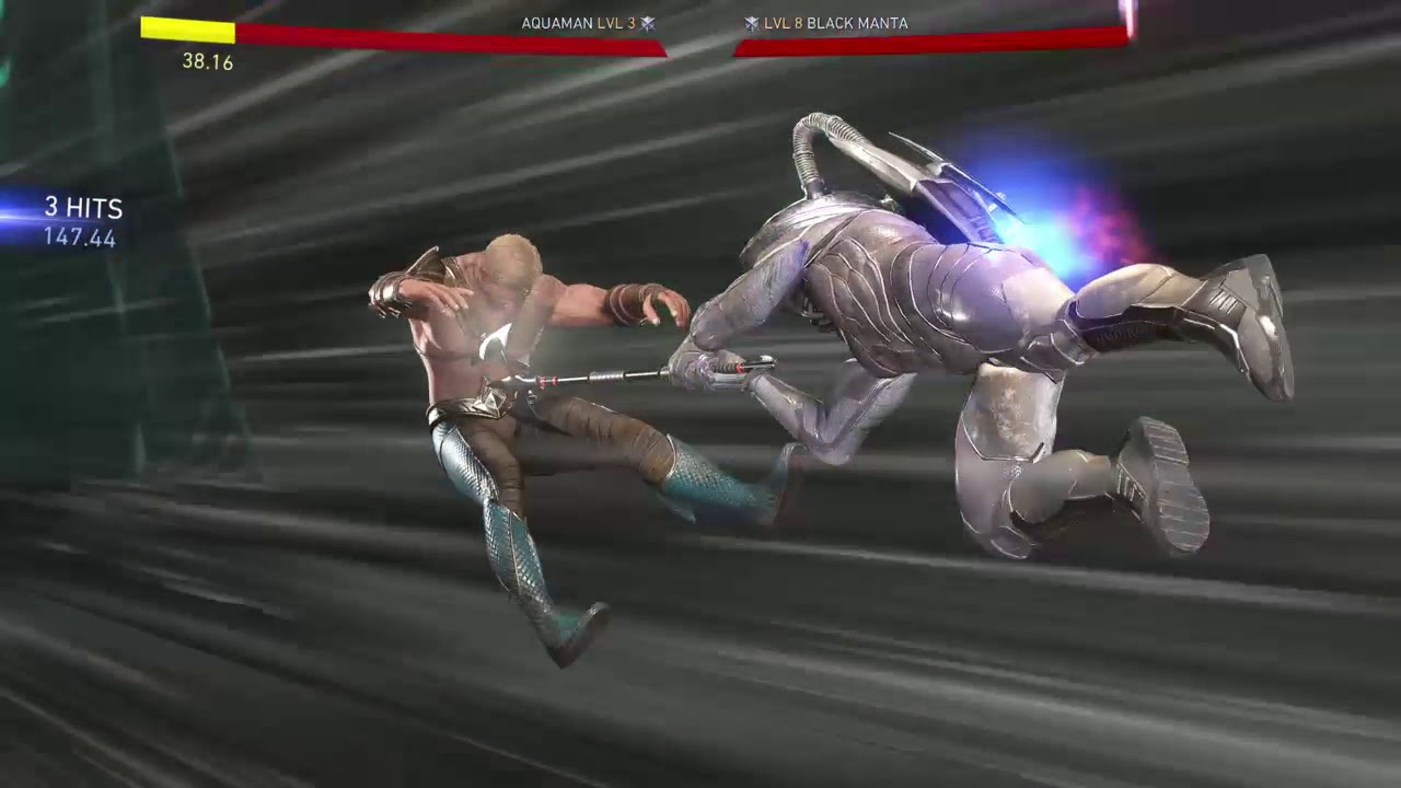 Injustice 2 Aqua Man vs Black Manta
