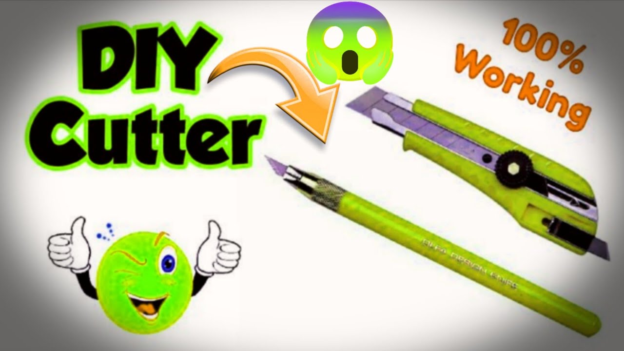 How to make paper cutter at home/ diy cutter #como hacer