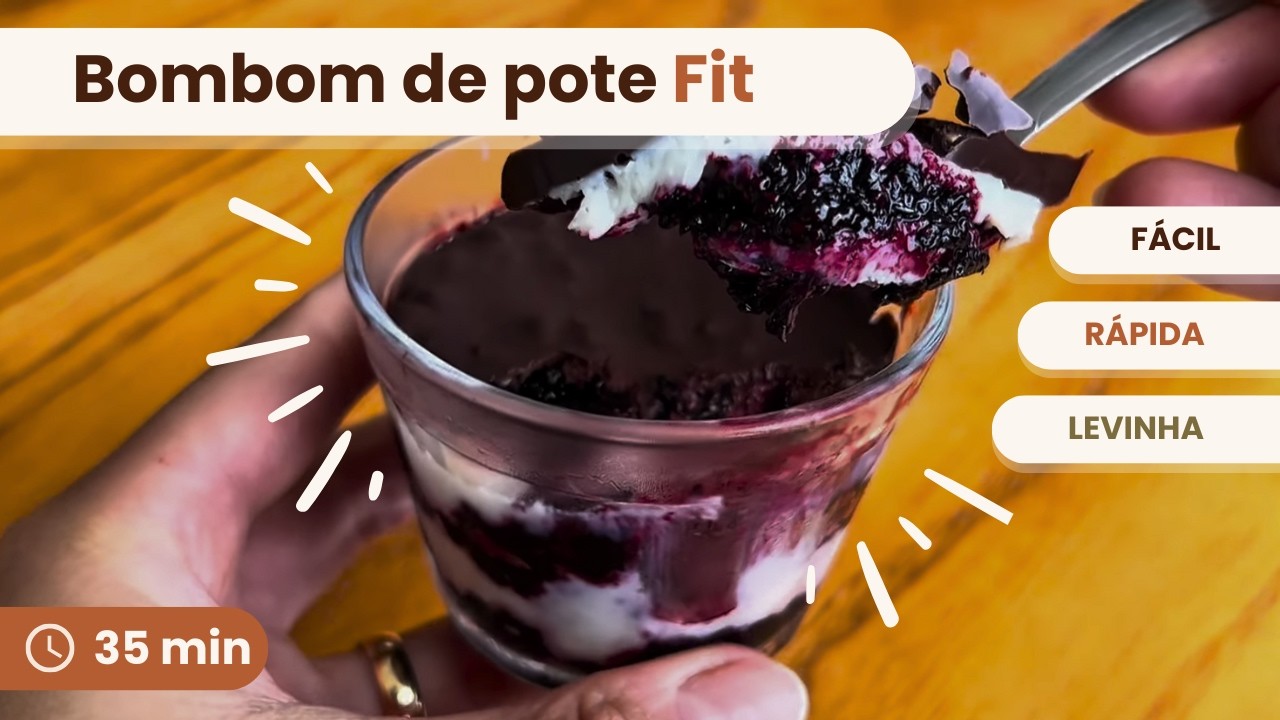Bombom de Pote Delicioso Fit | Sobremesa Fácil e Saudável para o Dia a Dia