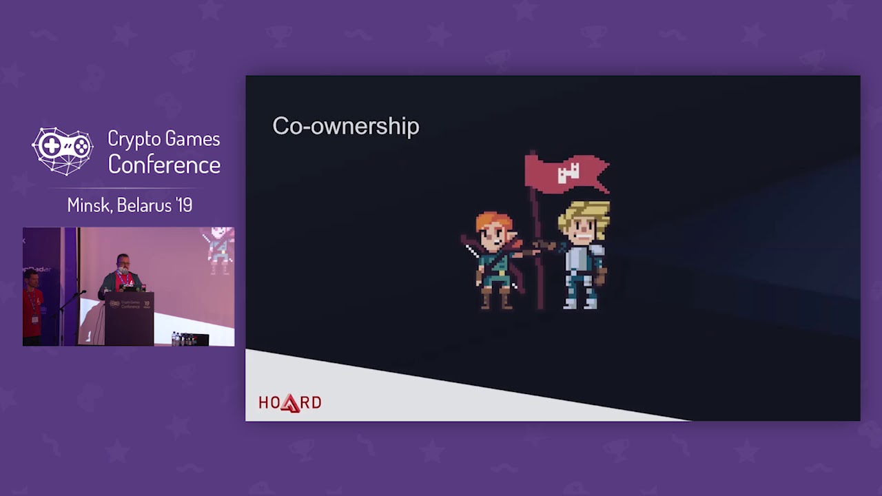 Games Interoperability - Hoard Team presenting at Crypto Games Minsk Conference 2019