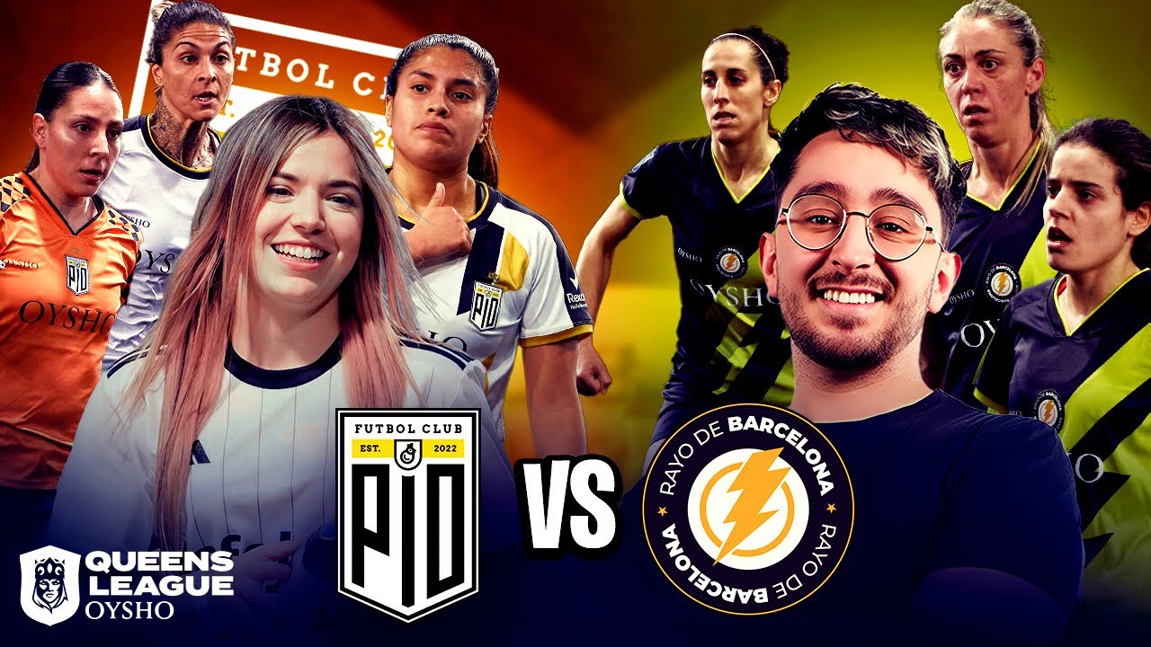 PERDONEN ESTO ES FUTBOL CHAMPAGNE 😅 - PIO FEMENIL vs RAYO DE BARCELONA | Queens League J7