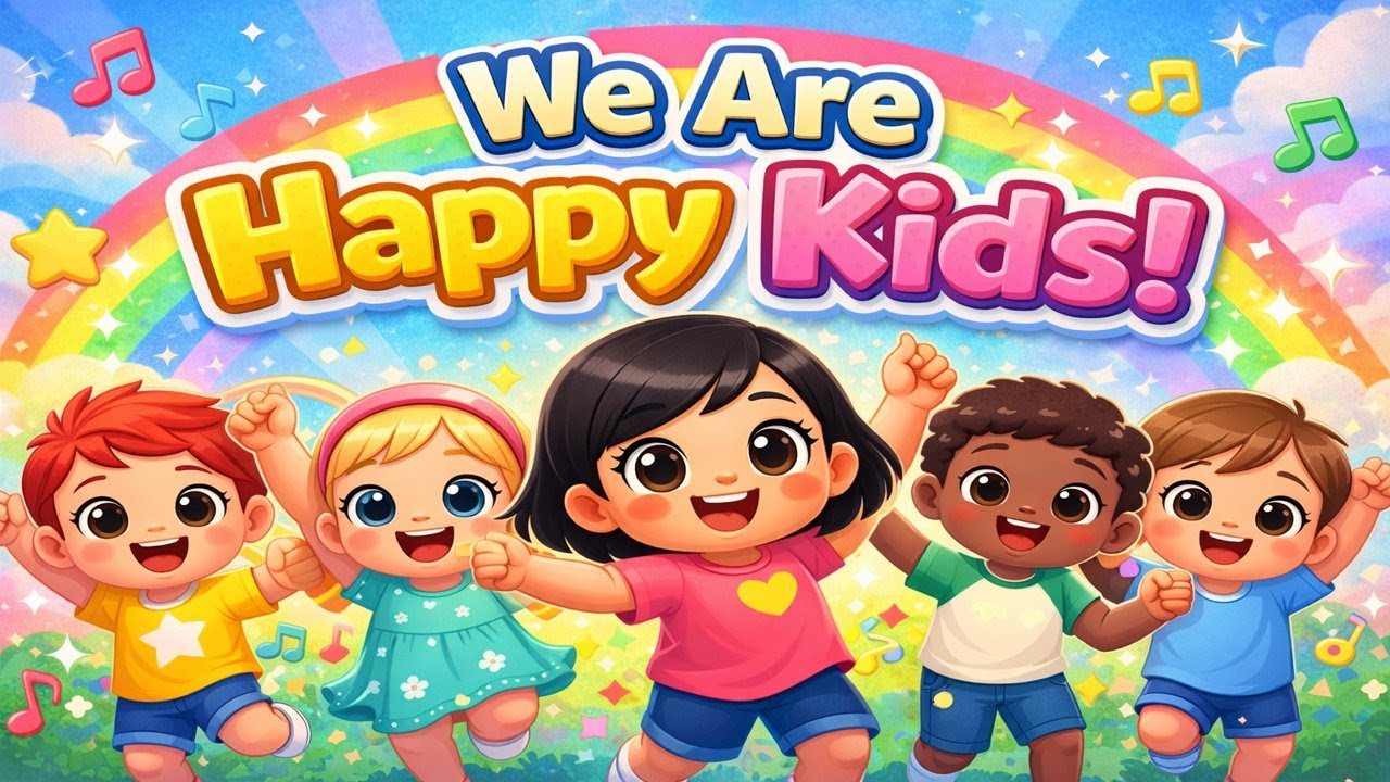 Happy Kids Song 🎵 | Sing, Dance & Enjoy | Fun Learning for Kids