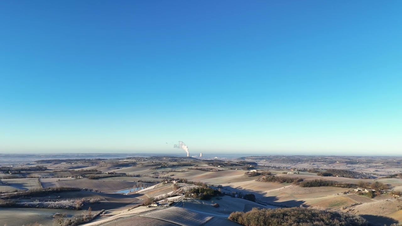 Frozen fields under blue Sky — SOHRA