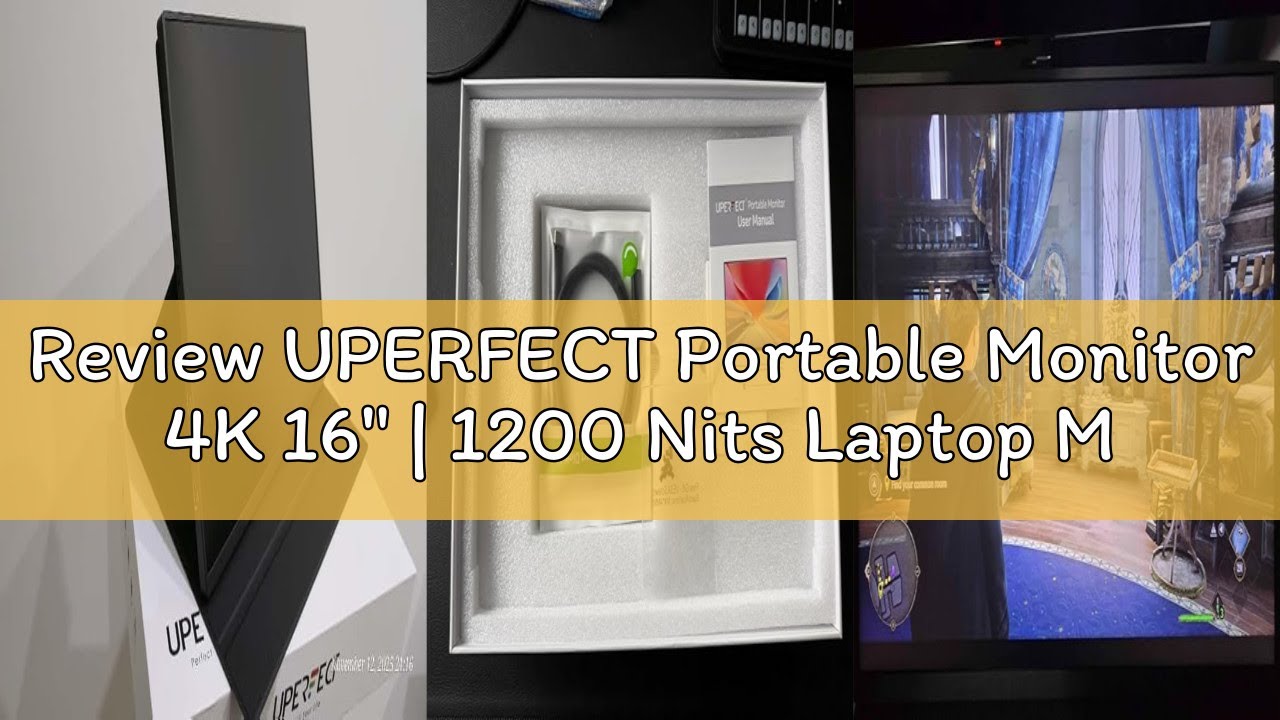 Review UPERFECT Portable Monitor 4K 16
