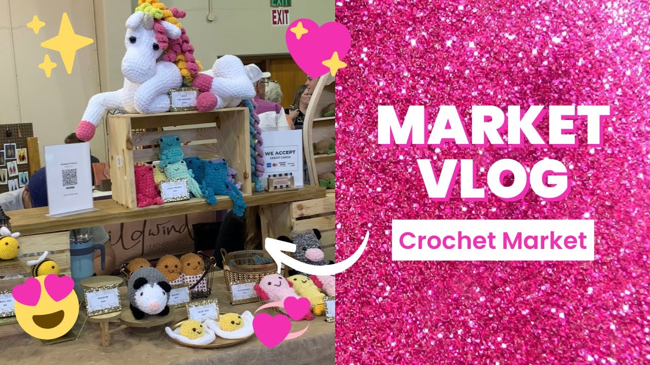 Market Vlog // Crochet Business Craft Show  // How much did I make?