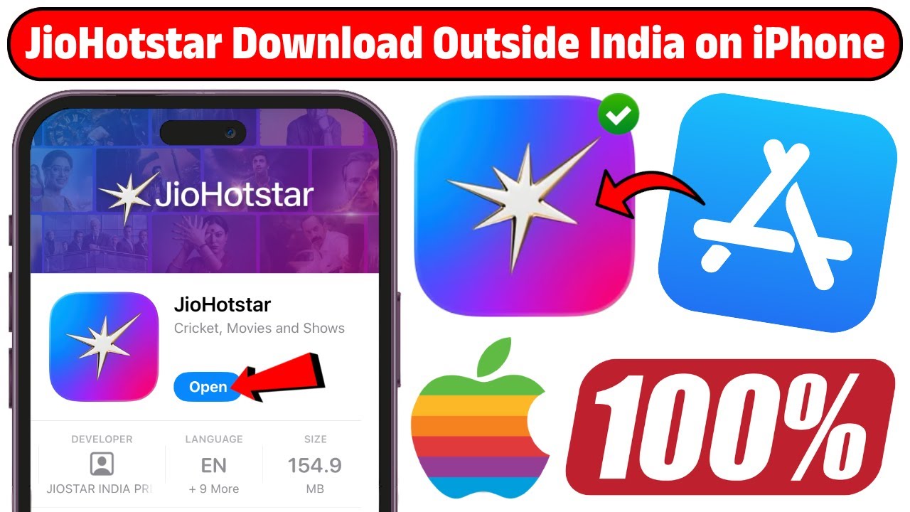 How to Download JioHotstar App Outside India on iPhone/iPad 100% Working | JioHotstar For iPhone