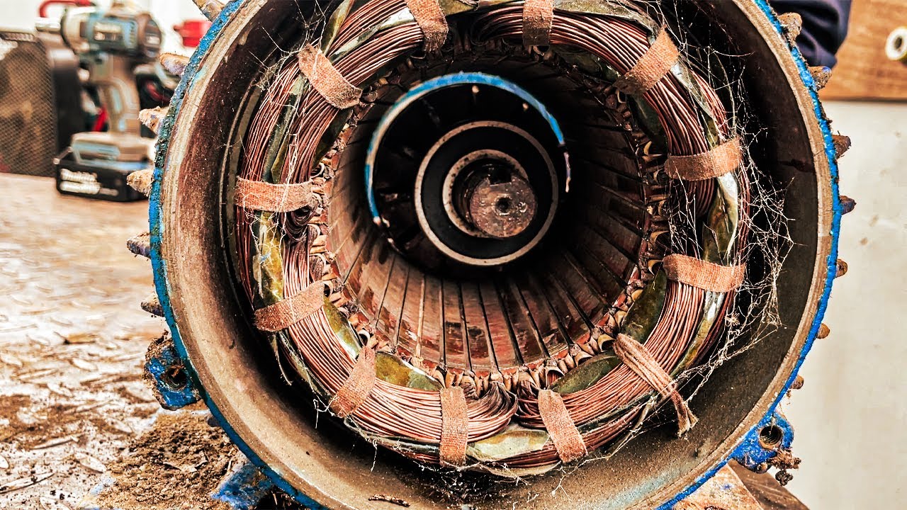 Excellence Restoring 10HP Electric Motor ll 3 Phase Motor Renewing