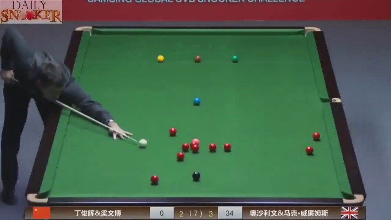 Ronnie O'Sullivan & Mark Williams (TEAM) play a superb 131 total clearance
