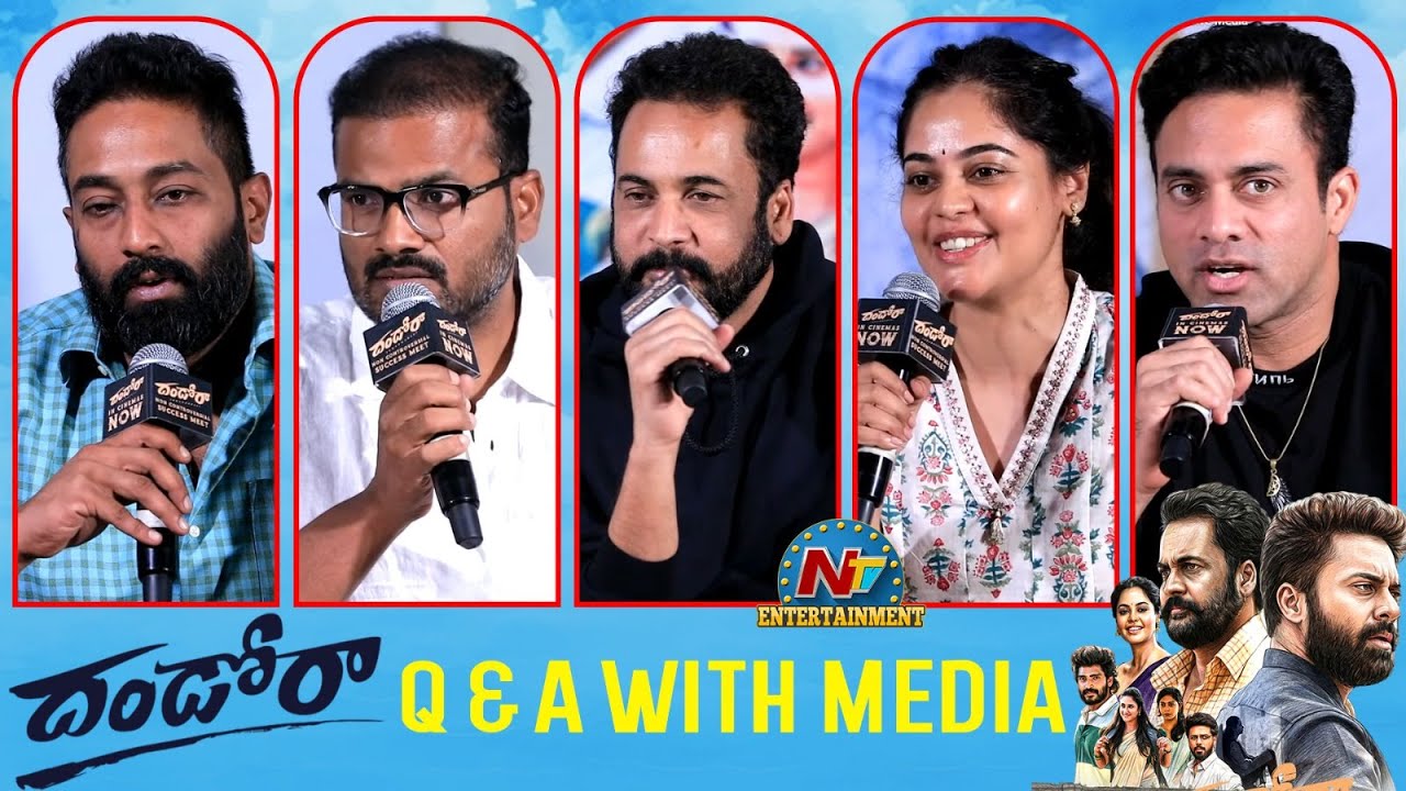 Q & A With Media | Dhandoraa Success Meet | Shivaji | Bindu Madhavi | NTV ENT