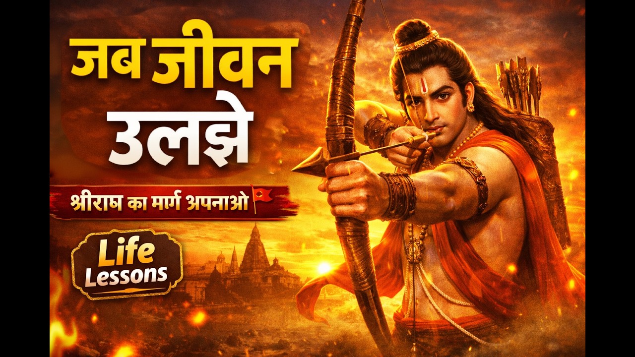 जब जीवन उलझ जाए 🚩 श्रीराम का मार्ग अपनाओ | Powerful Shree Ram Bhajan