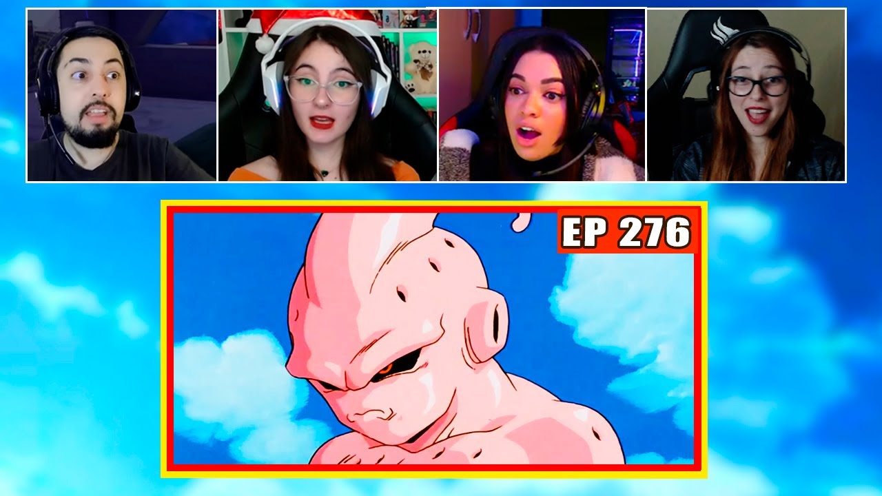 Kid Boo Aparece Pela Primeira Vez | 4 Pessoas Reagindo | Dragon Ball Z - EP 276