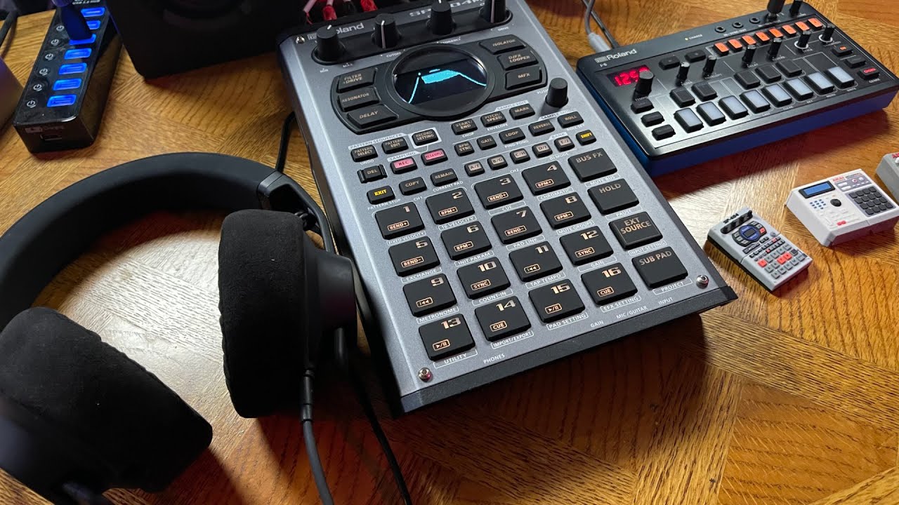 SP-404 MKII Roland J-6 LoFi House Music Performance