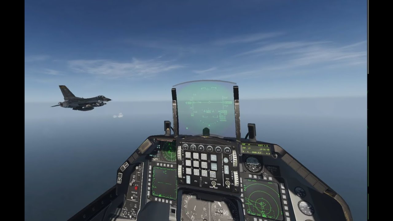 F-16s Conduct Air Patrol: Swedish Strike Package Escort Mission
