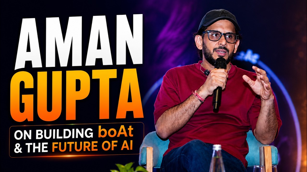 Aman Gupta (boAt) on Building Brands, Betting Big & the Future of AI | #KagenticSummit 2026