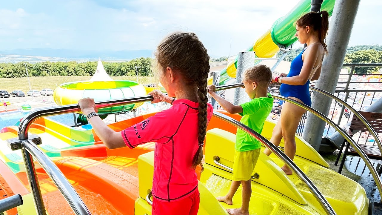 🎢 AQUAPARKUL ARSENAL 🤩 Familia Melimi la TOBOGANELE cu APĂ 🌊