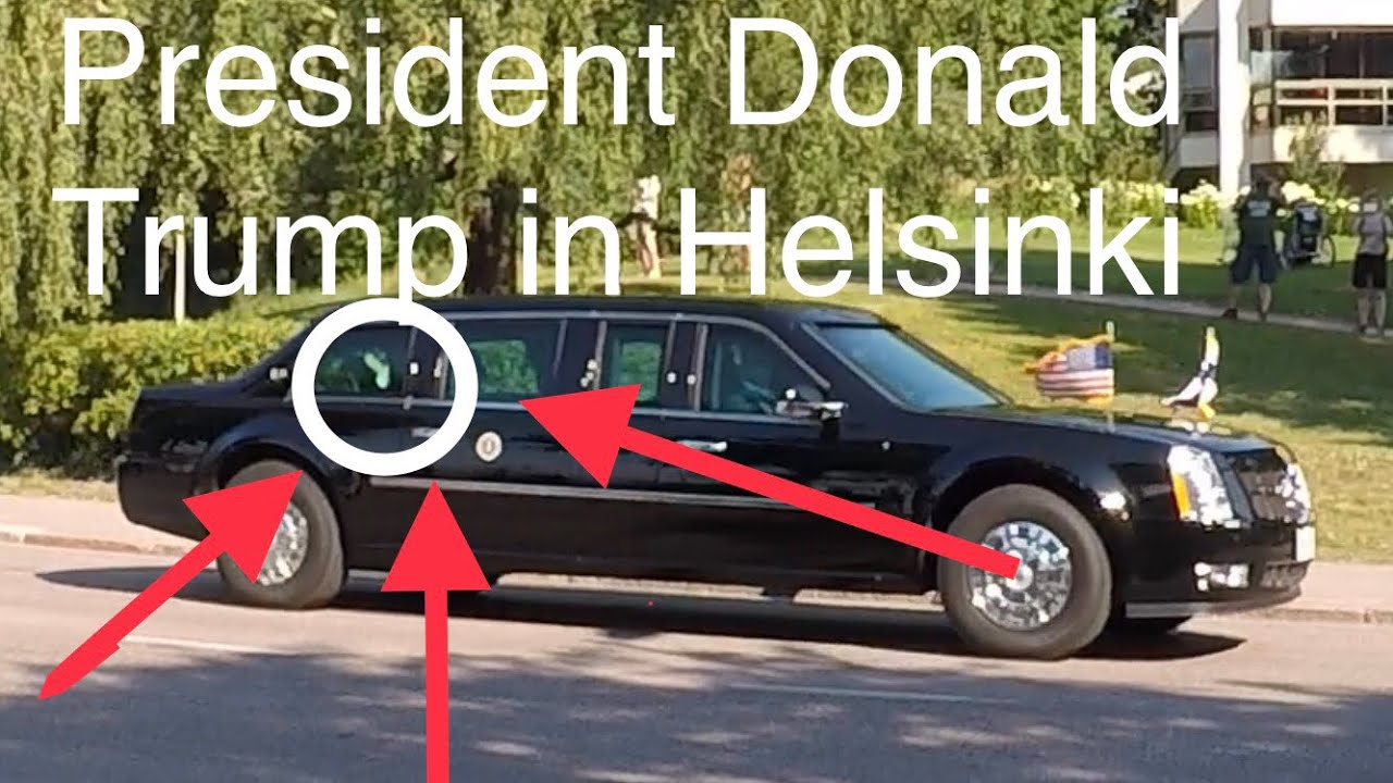 Donald Trump’ s motorcade in Helsinki, Finland 16.7.2018| Trumpin autosaattue Helsingissä |
