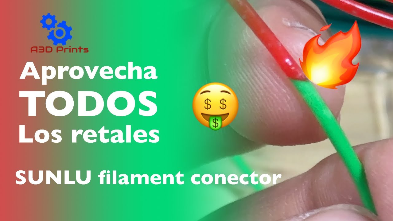 🔥 Cómo unir filamentos fácilmente: Sunlu Filament Connector, el fusionador de filamento definitivo 💰
