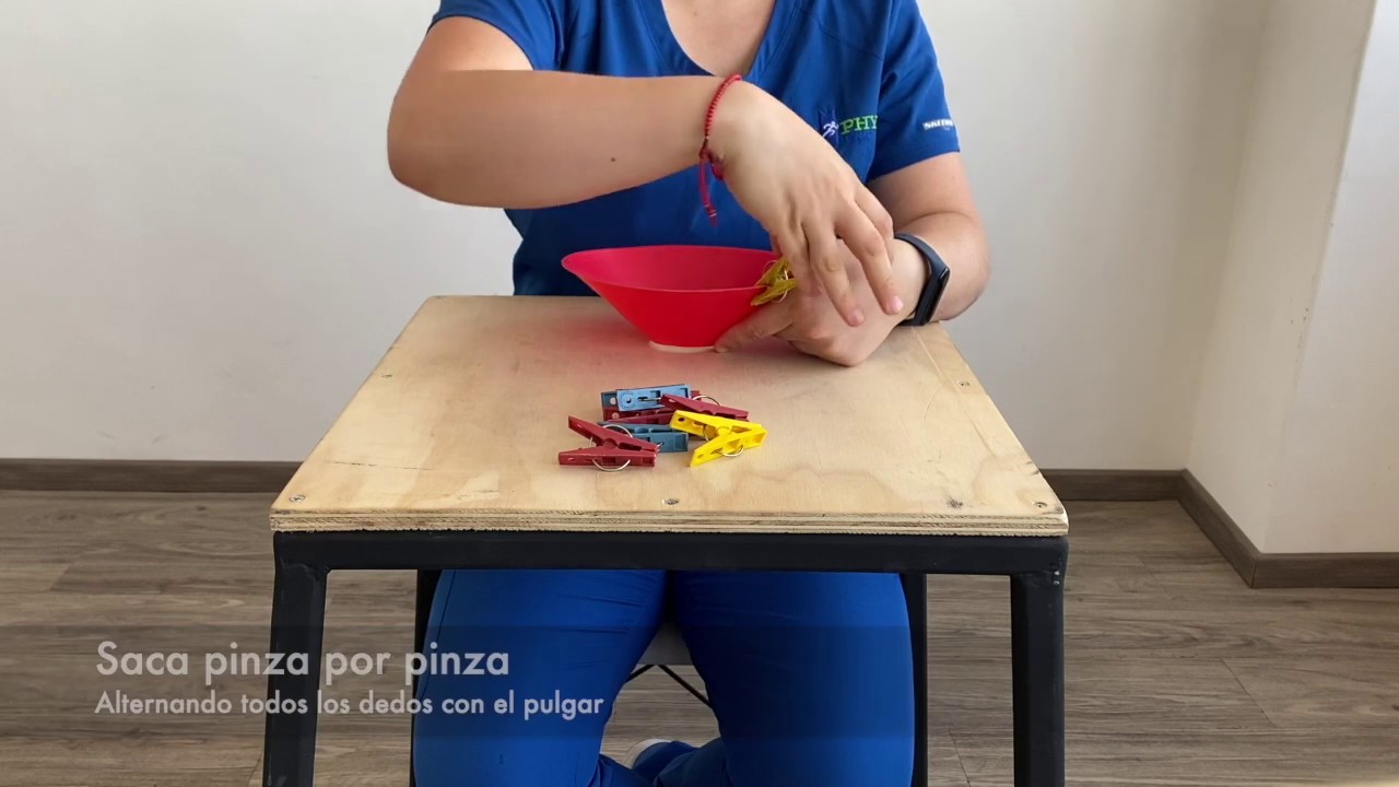 Ejercicios de dedos, mano, muñeca y antebrazo