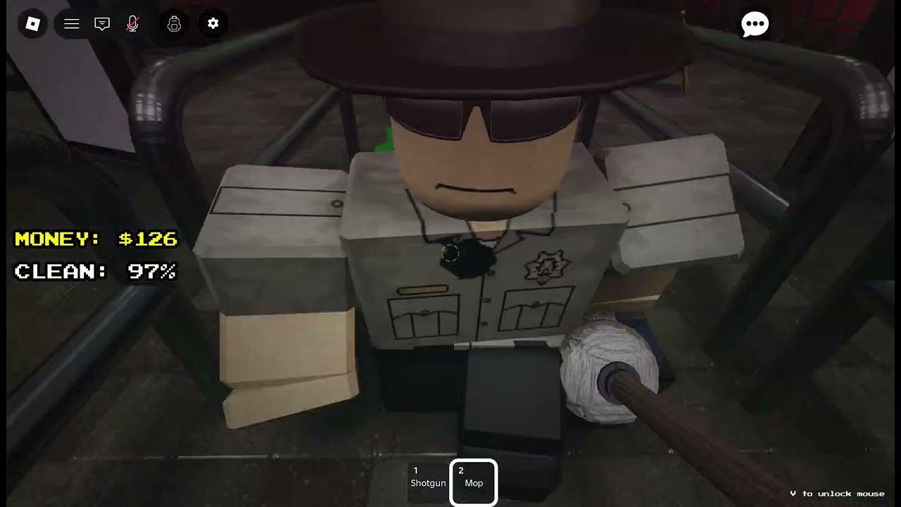playing terminal 13... a horror game on ROBLOX
