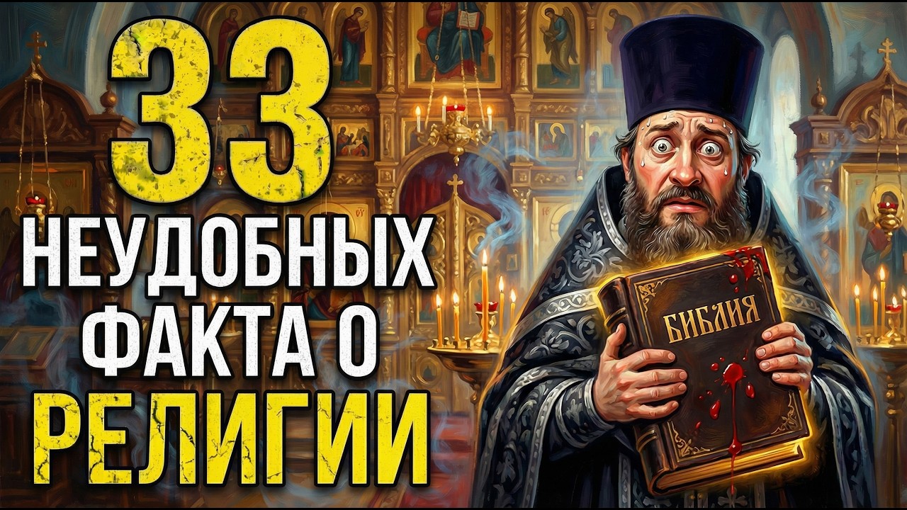 33 неудобных факта, о которых ЦЕРКОВЬ предпочитает МОЛЧАТЬ!