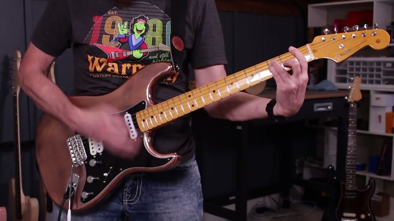 Robbie Robertson Last Waltz Demo Video Loaded Pickguard by Migas Touch Pickups