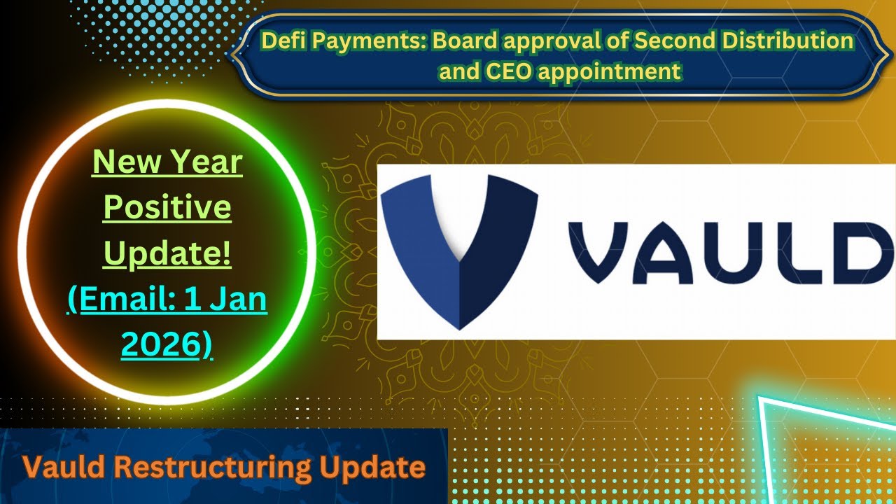 😱 VAULD 2nd Distribution Date OUT! 🔥| Email: 1 January 2026 | VAULD Withdrawal | #vauld #drezillion