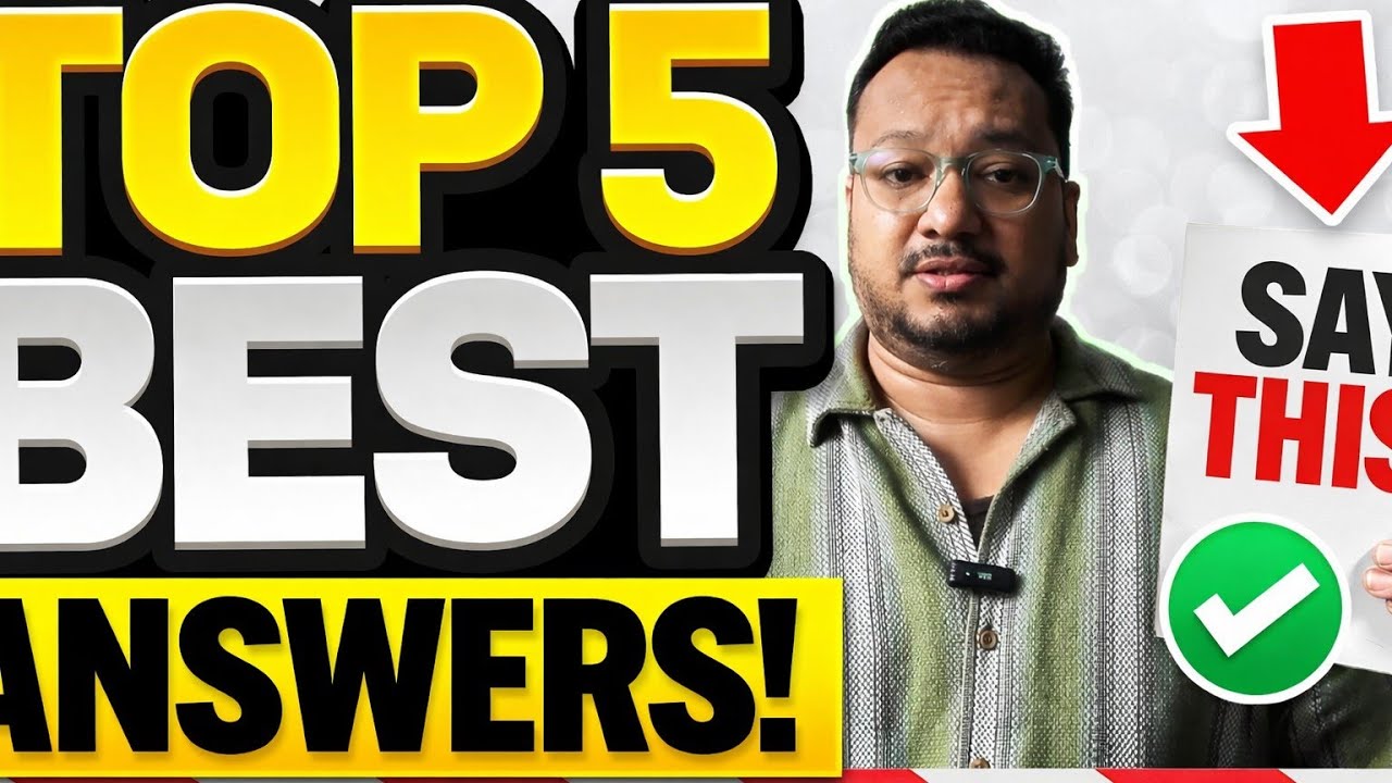 Recruiter Answers the 7 Most Tricky Interview Questions | Avoid These Wrong Answers
