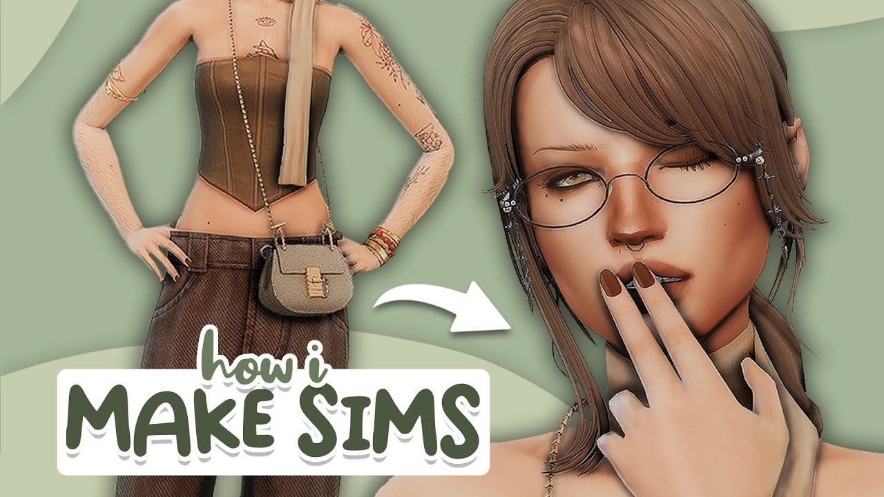 How I Create Sims (w/ CC Must Haves) | Sims 4 Create a Sim