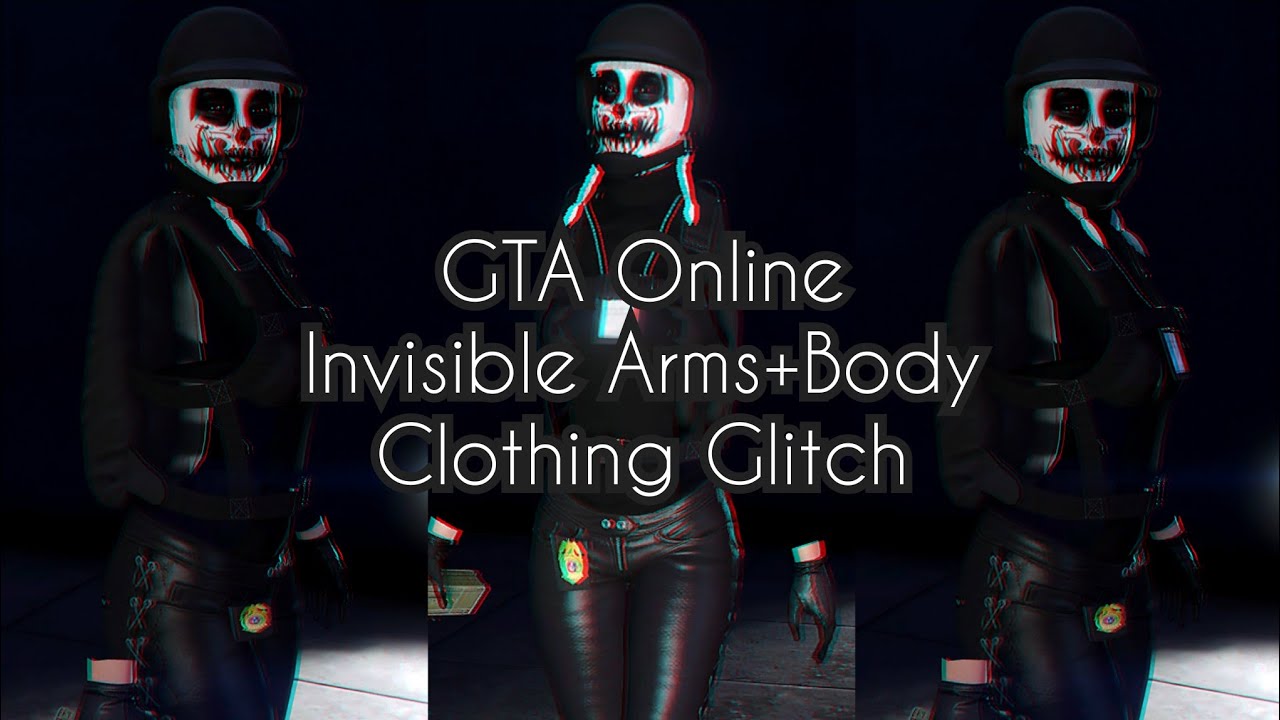 GTA ONLINE PS4/PS5/PC/XBOX/EASY FEMALE INVISIBLE BODY+ARMS/CLOTHING/GLITCH
