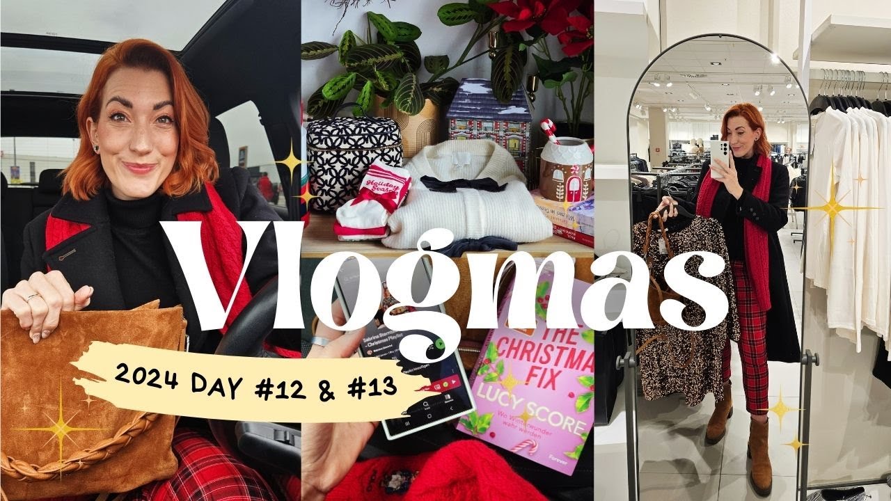 Vlogmas 2024 Day 12 & 13 🛍️🎄👩‍🦰 Friseur, Christmas Gift Shopping & Haul, Filmabend