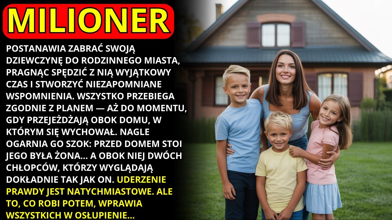 MILIONER ZABIERA DZIEWCZYNĘ DO MIASTA RODZINNEGO I WIDZI BYŁĄ ŻONĘ W SWOIM DAWNYM DOMU Z DZIEĆMI
