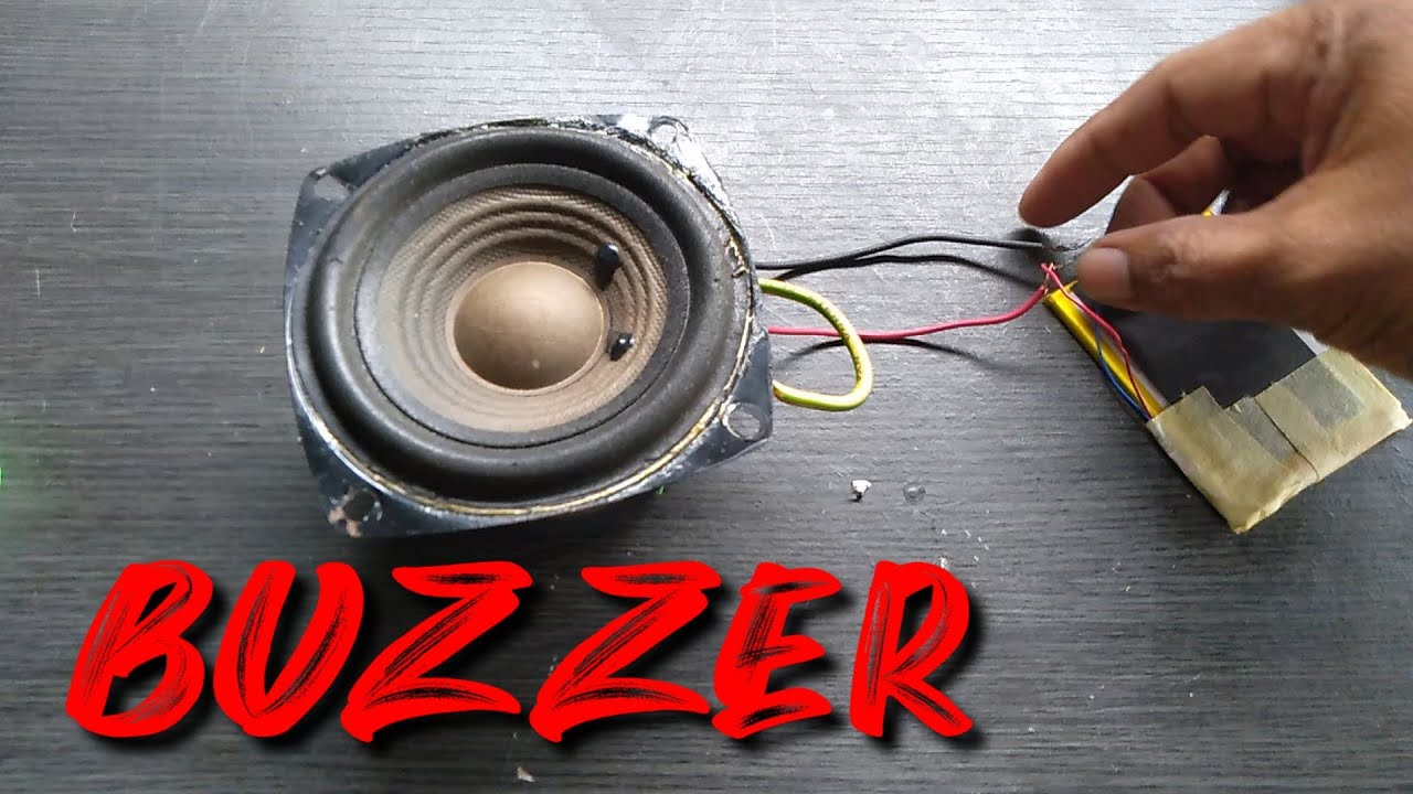 Cara Membuat BUZZER dari speaker biasa