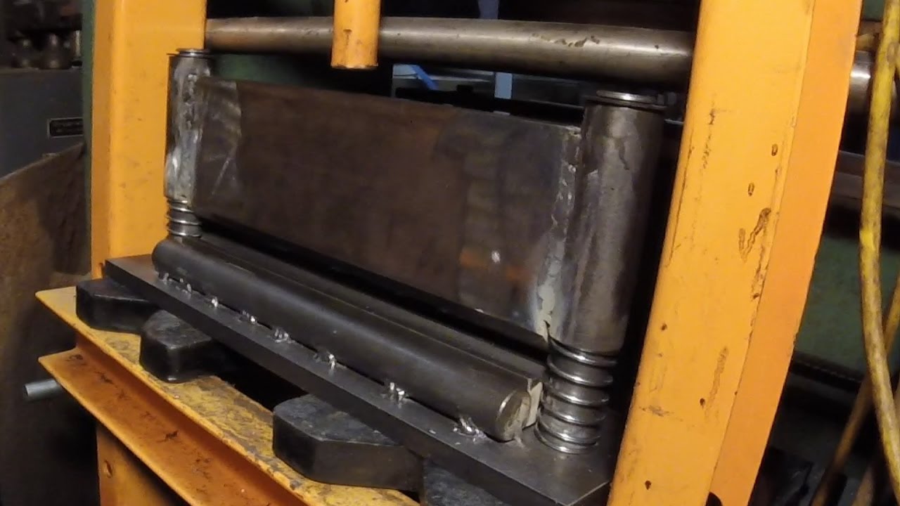 Making the parts for a DIY press brake to use in a shop press - Part 1 of 2