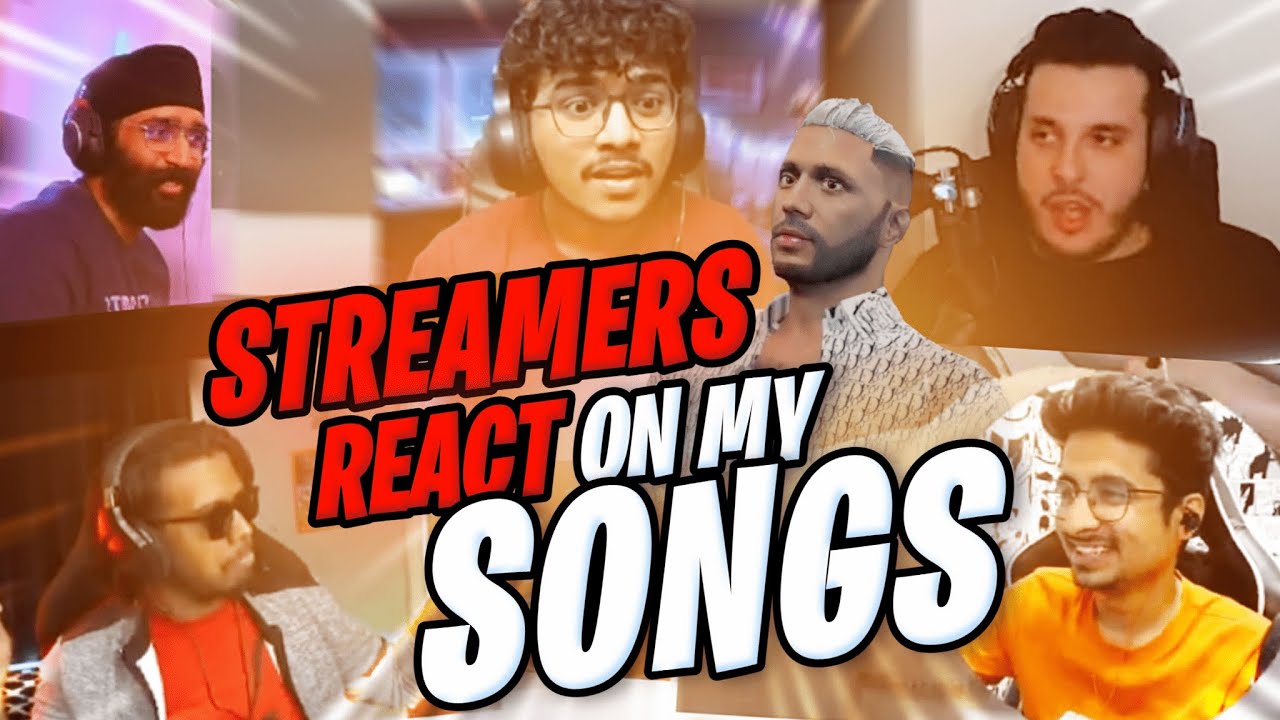 Streamers Reacting To my songs Ft RatedEpicz,Ramee,Ming