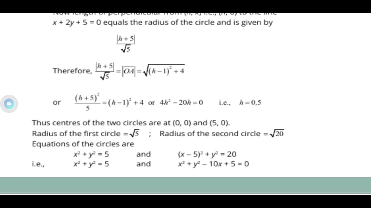 Conic section