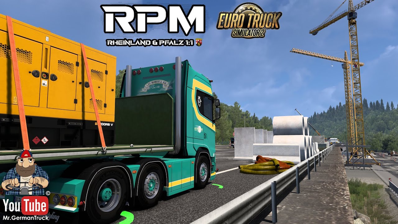 [ETS2 v1.53] RPM MAP 1:1 v1.2 *Mit dem Scania zur Baustelle*