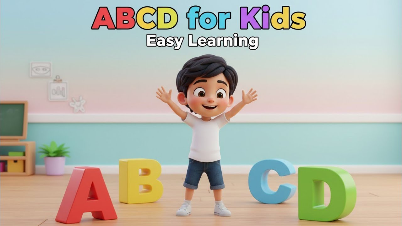 Learn A to Z Alphabets with Chinto | ABCD for Kids | Full Alphabet Song & Words | 3D Animation