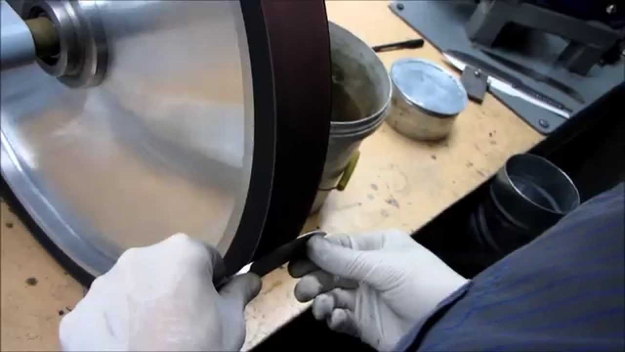 Making a custom knife in M390 Steel and Carbon Fiber by Bulgarian knife maker - Silverman