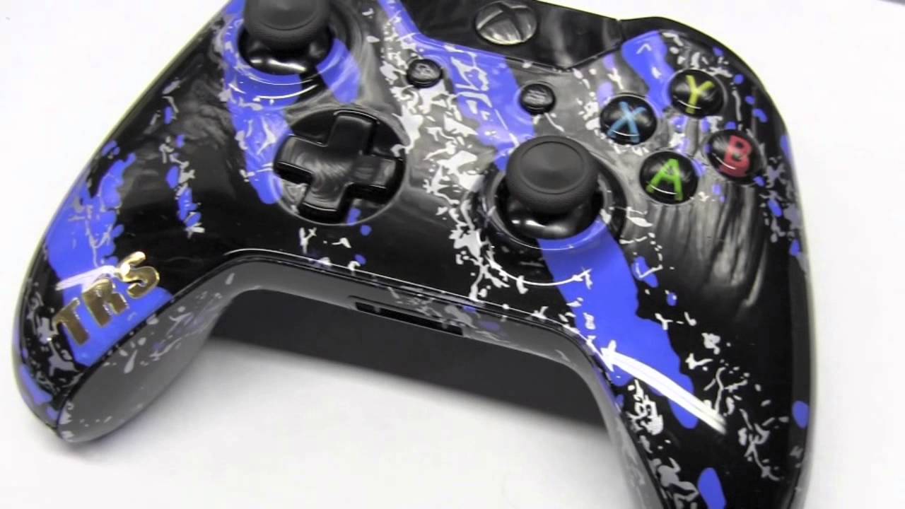 BLUE SPLATTER XBOX ONE + GIVEAWAY!