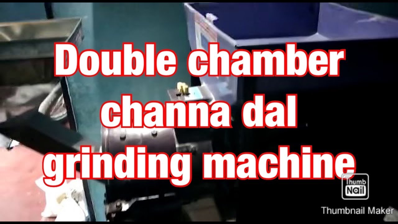 Double chamber channa dal grinding machine☎️📞📲 +91 90985 87992
